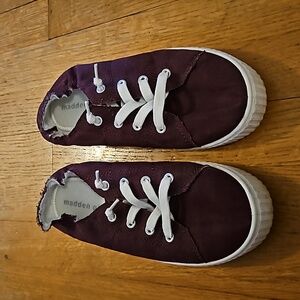 Madden Girl Maroon Slip Ons Size 8.5